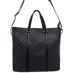 Louis Vuitton Damier Graphite Black Tadao Bag